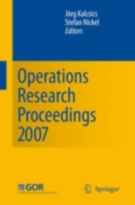 Operations Research Proceedings 2007 (e-bog) af -