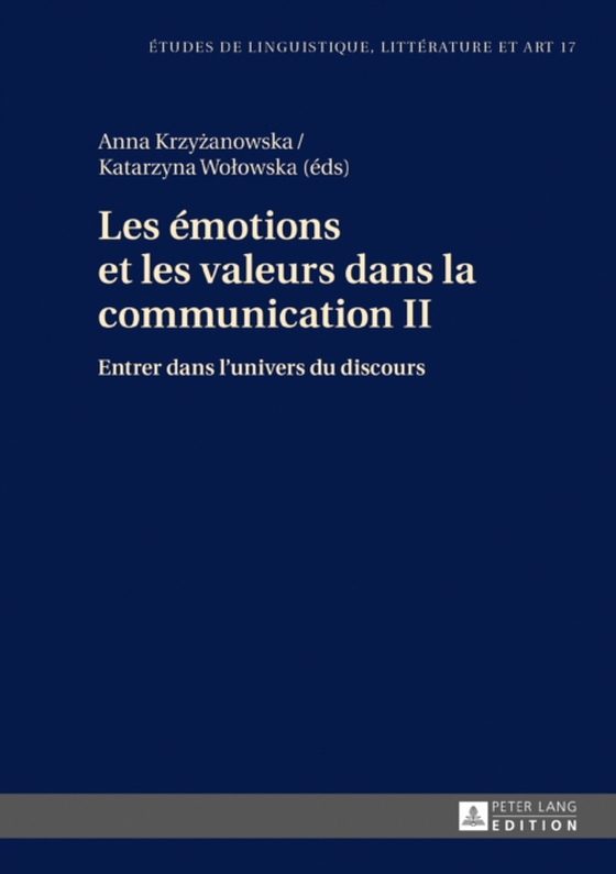 Les émotions et les valeurs dans la communication II (e-bog) af -