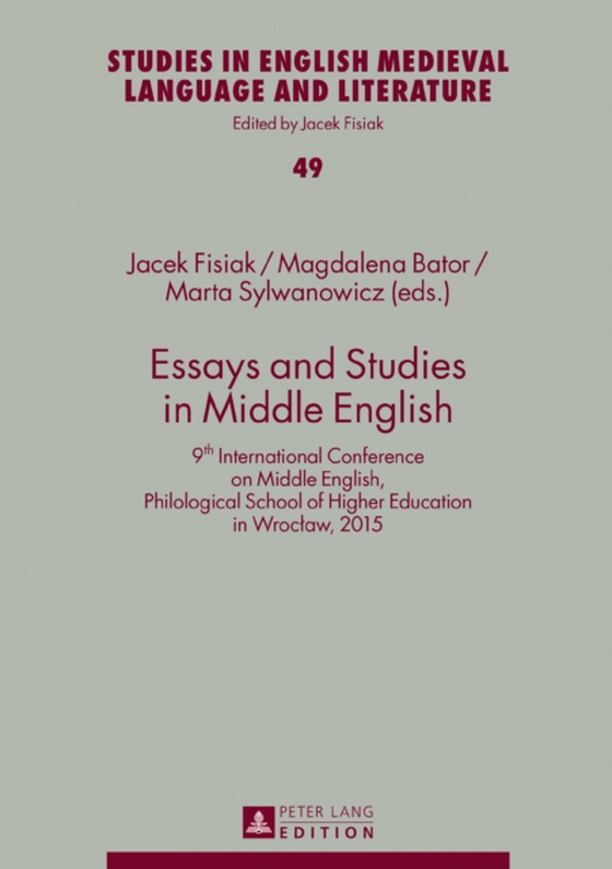 Essays and Studies in Middle English (e-bog) af -