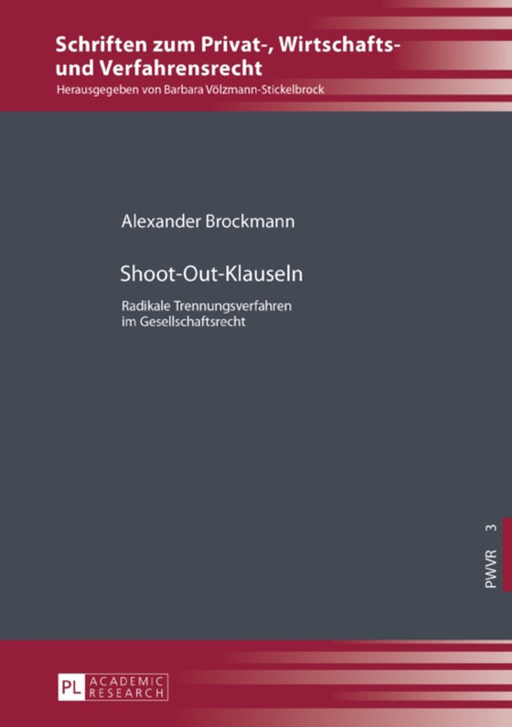 Shoot-Out-Klauseln (e-bog) af Alexander Brockmann, Brockmann