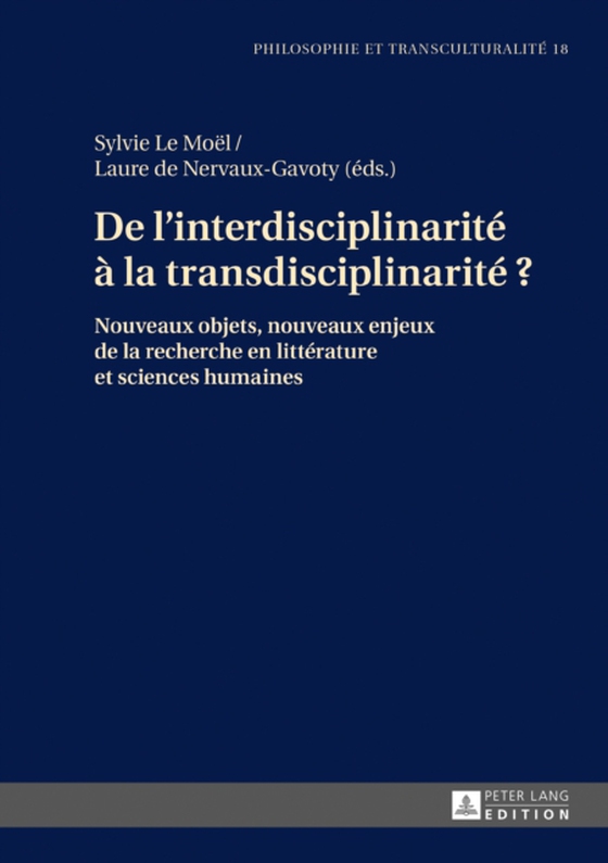 De l'interdisciplinarité à la transdisciplinarité ?