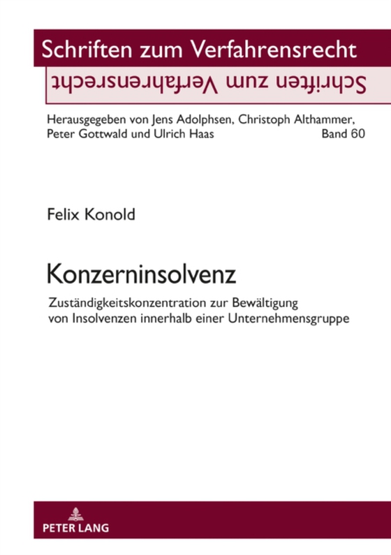 Konzerninsolvenz (e-bog) af Felix Konold, Konold