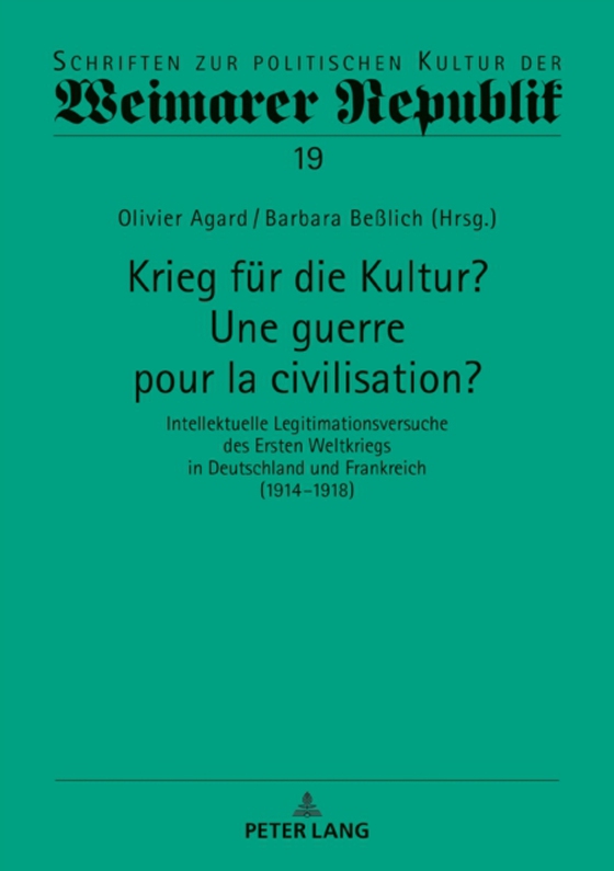 Krieg fuer die Kultur? Une guerre pour la civilisation? (e-bog) af -