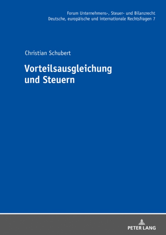 Vorteilsausgleichung und Steuern (e-bog) af Christian Schubert, Schubert