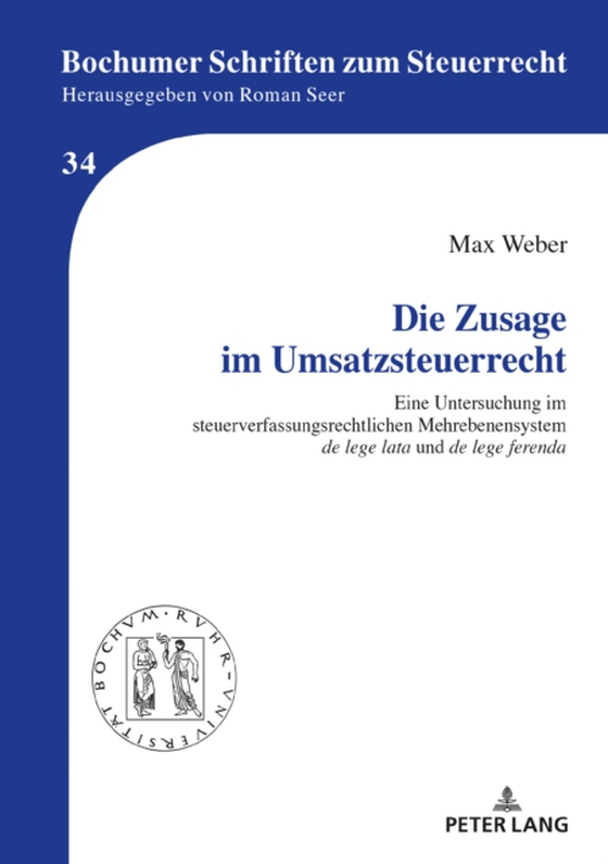 Die Zusage im Umsatzsteuerrecht (e-bog) af Max Weber, Weber