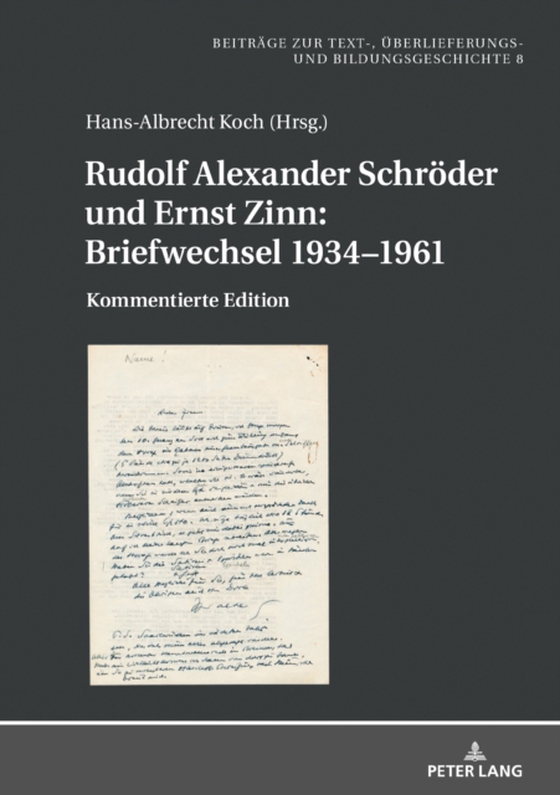 Rudolf Alexander Schroeder und Ernst Zinn: Briefwechsel 1934–1961 (e-bog) af -