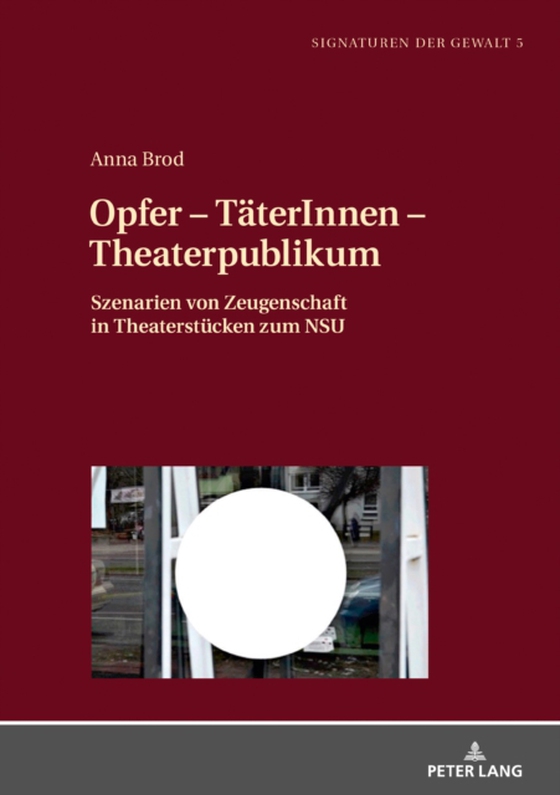 Opfer – TaeterInnen – Theaterpublikum (e-bog) af Anna Brod, Brod