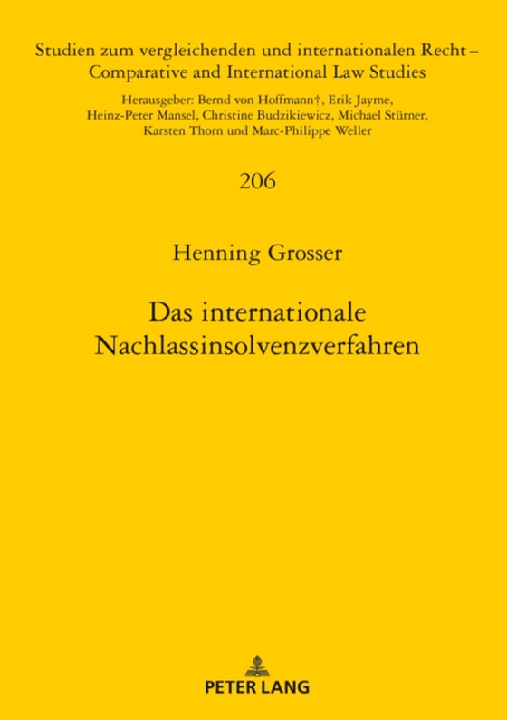 Das internationale Nachlassinsolvenzverfahren (e-bog) af Henning Grosser, Grosser