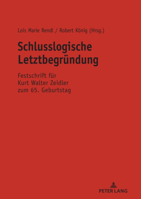 Schlusslogische Letztbegruendung