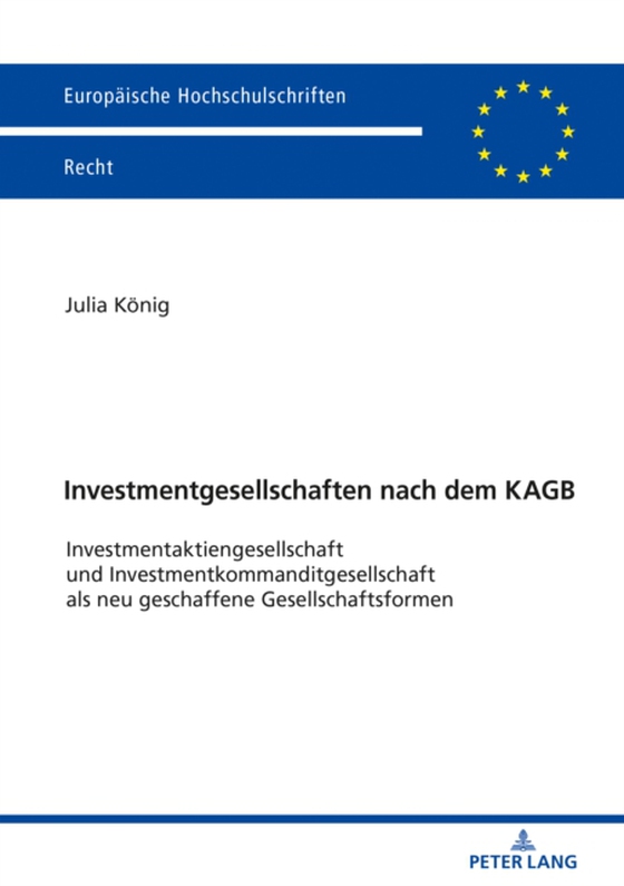 Investmentgesellschaften nach dem KAGB (e-bog) af Julia Konig, Konig