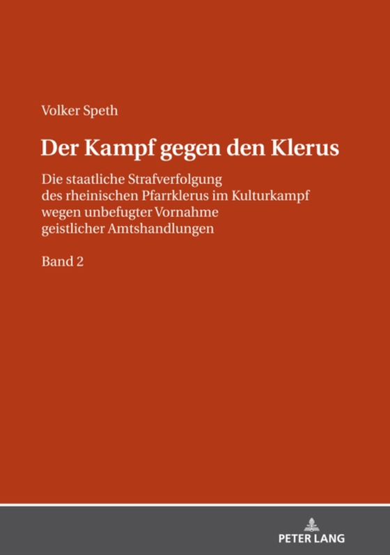 Der Kampf gegen den Klerus (e-bog) af Volker Speth, Speth