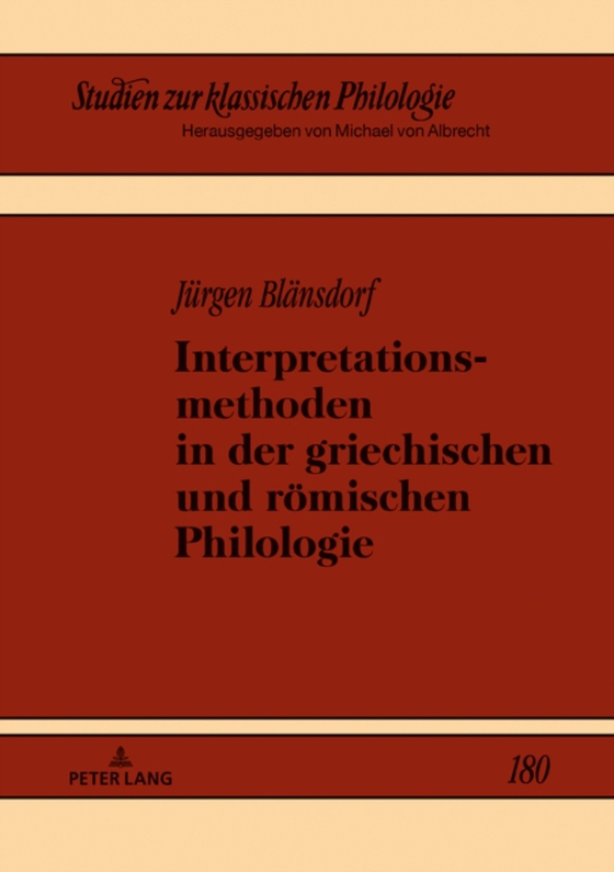 Interpretationsmethoden in der griechischen und roemischen Philologie (e-bog) af Jurgen Blansdorf, Blansdorf