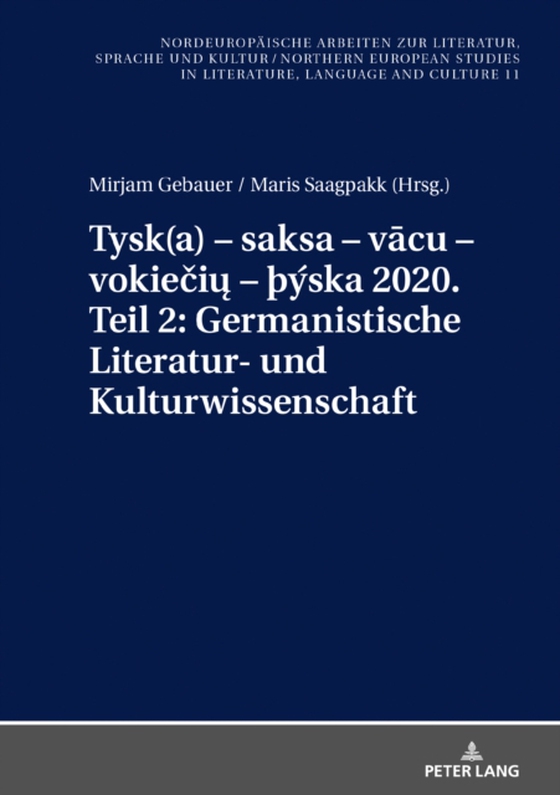 Tysk(a) – saksa – vācu – vokiečių – þýska 2020. Teil 2: Germanistische Literatur- und Kulturwissenschaft (e-bog) af -