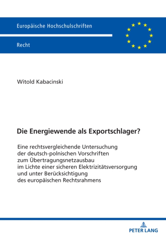 Die Energiewende als Exportschlager? (e-bog) af Witold Kabacinski, Kabacinski