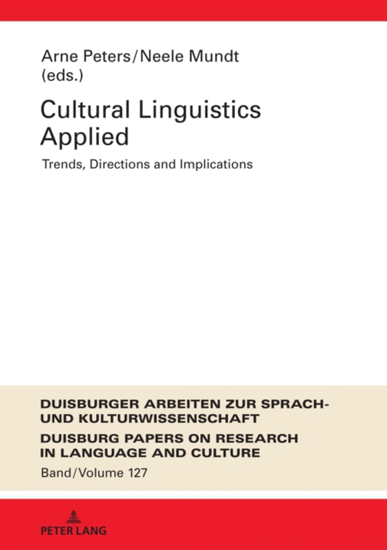 Cultural Linguistics Applied (e-bog) af -