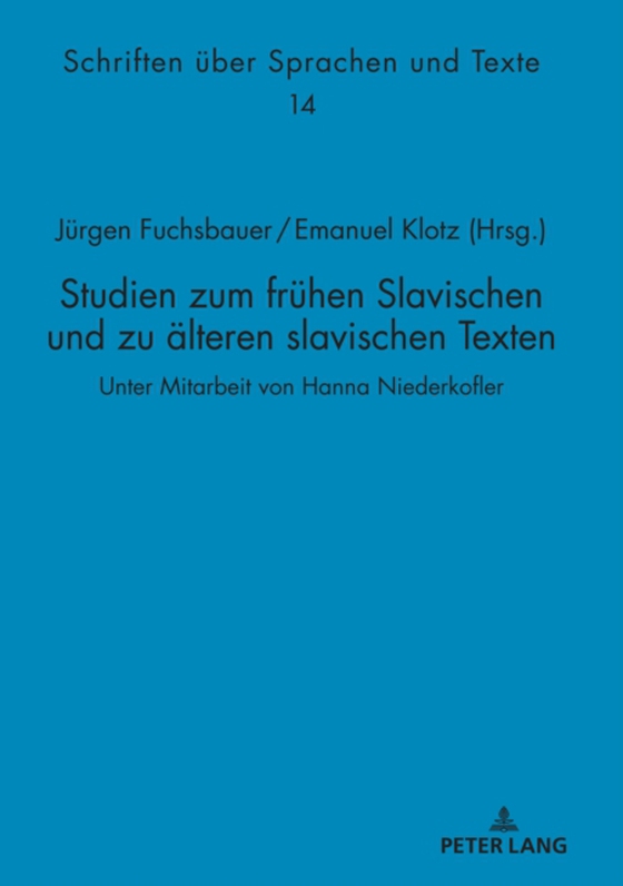 Studien zum fruehen Slavischen und zu aelteren slavischen Texten (e-bog) af -