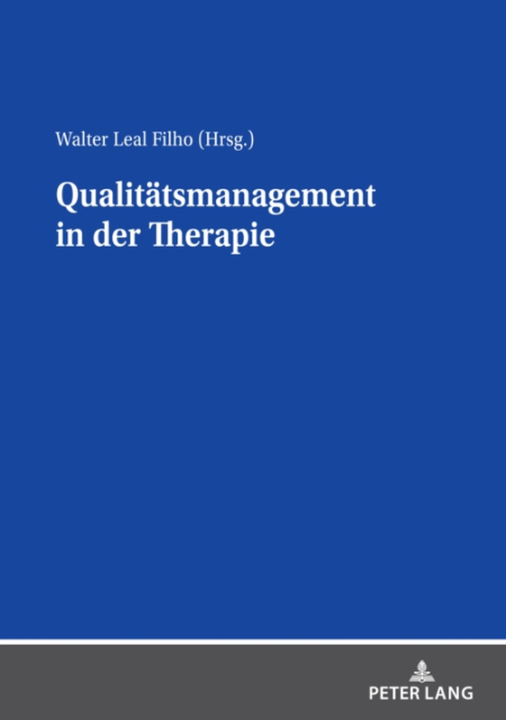 Qualitaetsmanagement in der Therapie (e-bog) af -