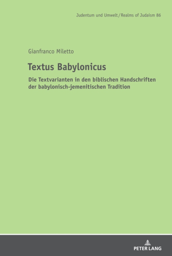 Textus Babylonicus (e-bog) af Gianfranco Miletto, Miletto