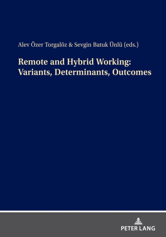 Remote and Hybrid Working: Variants, Determinants, Outcomes (e-bog) af -