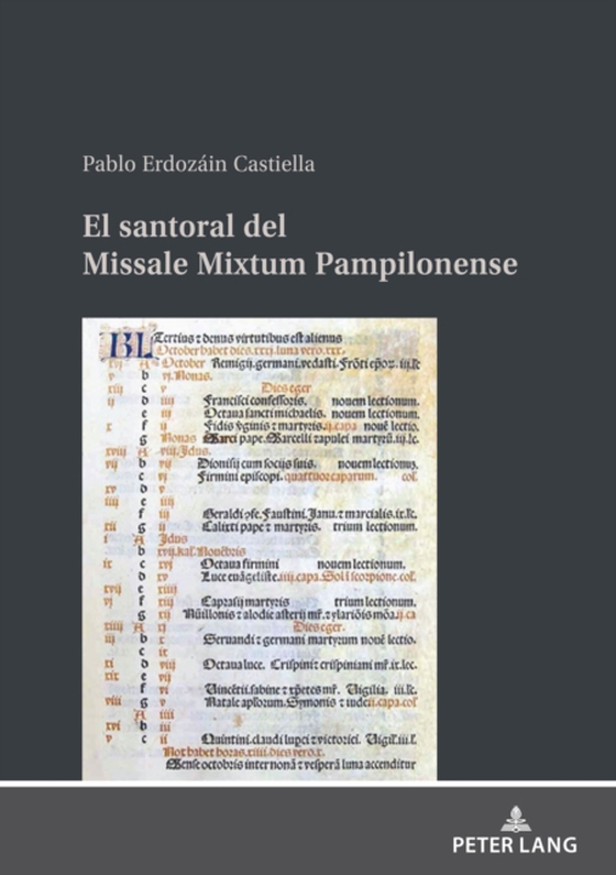 El santoral del Missale Mixtum Pampilonense (e-bog) af Pablo Erdozain Castiella, Erdozain Castiella