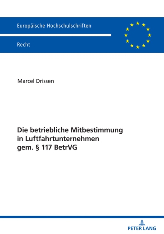 Die betriebliche Mitbestimmung in Luftfahrtunternehmen gem. § 117 BetrVG (e-bog) af Marcel Drissen, Drissen