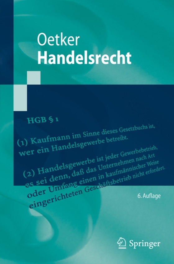 Handelsrecht (e-bog) af Oetker, Hartmut