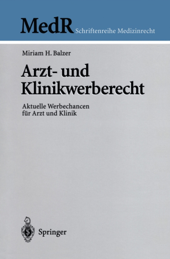 Arzt- und Klinikwerberecht (e-bog) af Balzer, Miriam