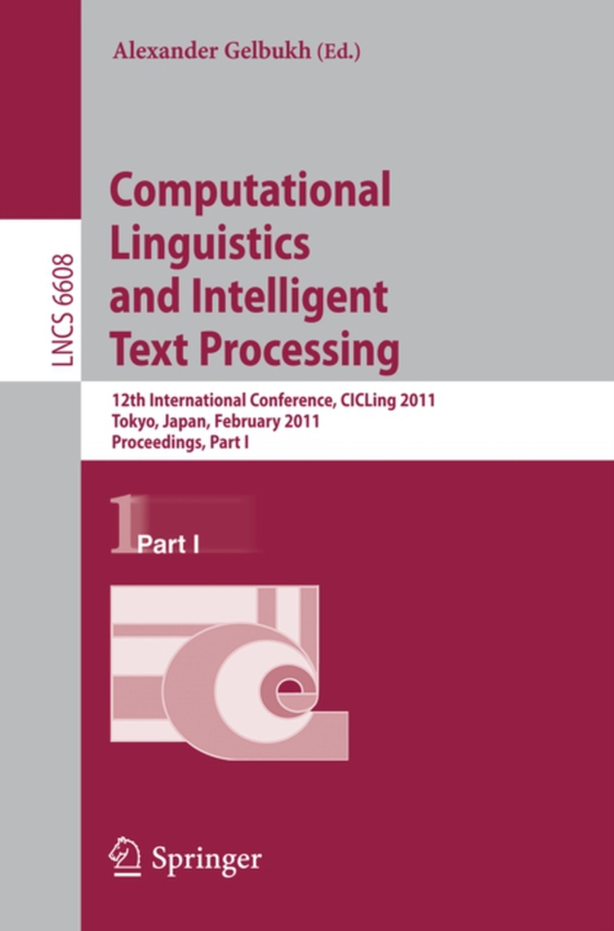 Computational Linguistics and Intelligent Text Processing (e-bog) af -