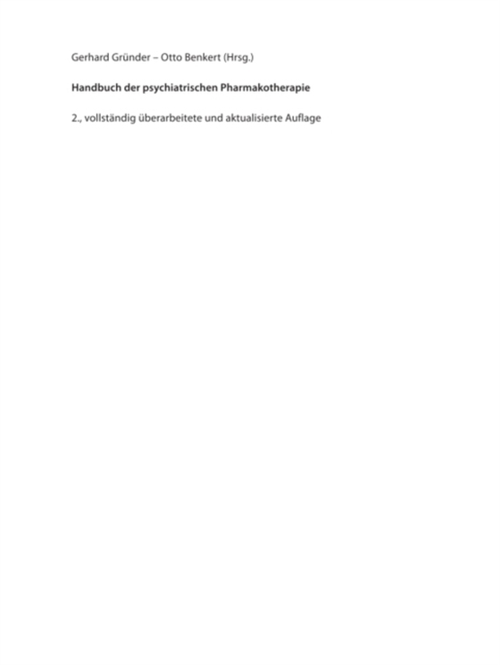 Handbuch der Psychopharmakotherapie (e-bog) af -