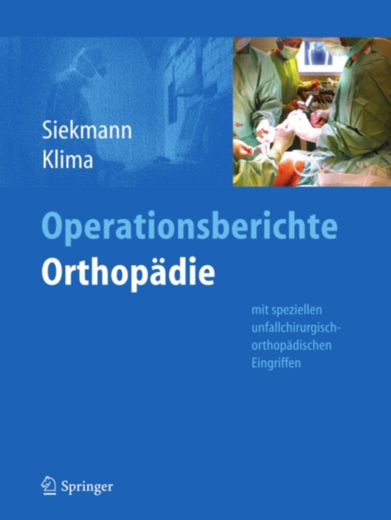 Operationsberichte Orthopädie (e-bog) af -