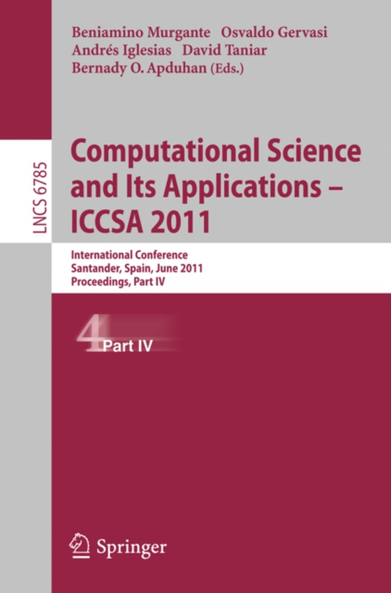 Computational Science and Its Applications - ICCSA 2011 (e-bog) af -