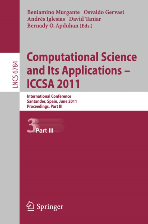 Computational Science and Its Applications - ICCSA 2011 (e-bog) af -