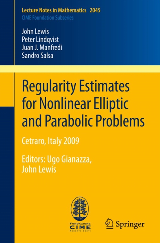 Regularity Estimates for Nonlinear Elliptic and Parabolic Problems (e-bog) af Salsa, Sandro