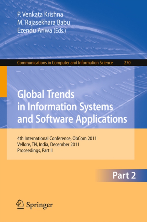 Global Trends in Information Systems and Software Applications (e-bog) af -