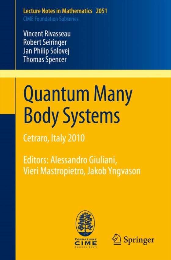 Quantum Many Body Systems (e-bog) af Spencer, Thomas