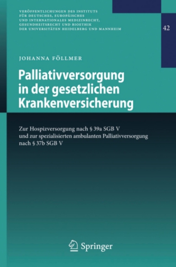Palliativversorgung in der gesetzlichen Krankenversicherung (e-bog) af Follmer, Johanna