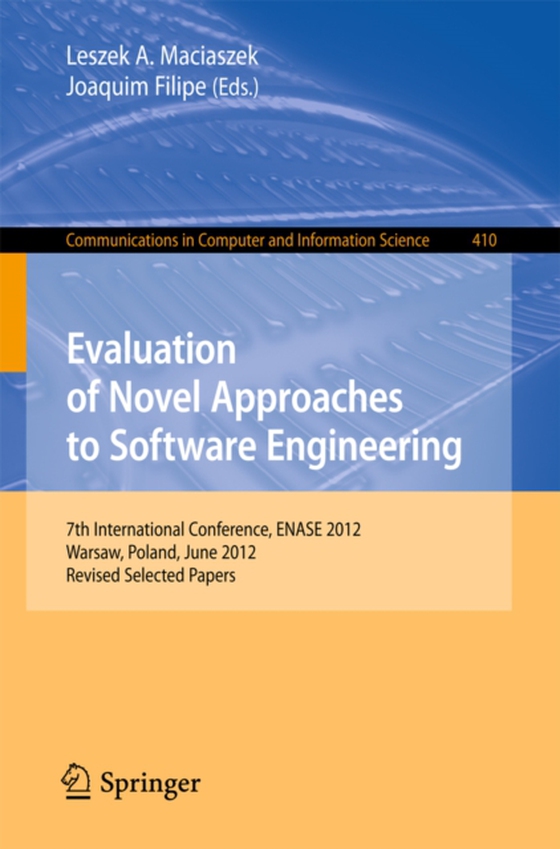 Evaluation of Novel Approaches to Software Engineering (e-bog) af -