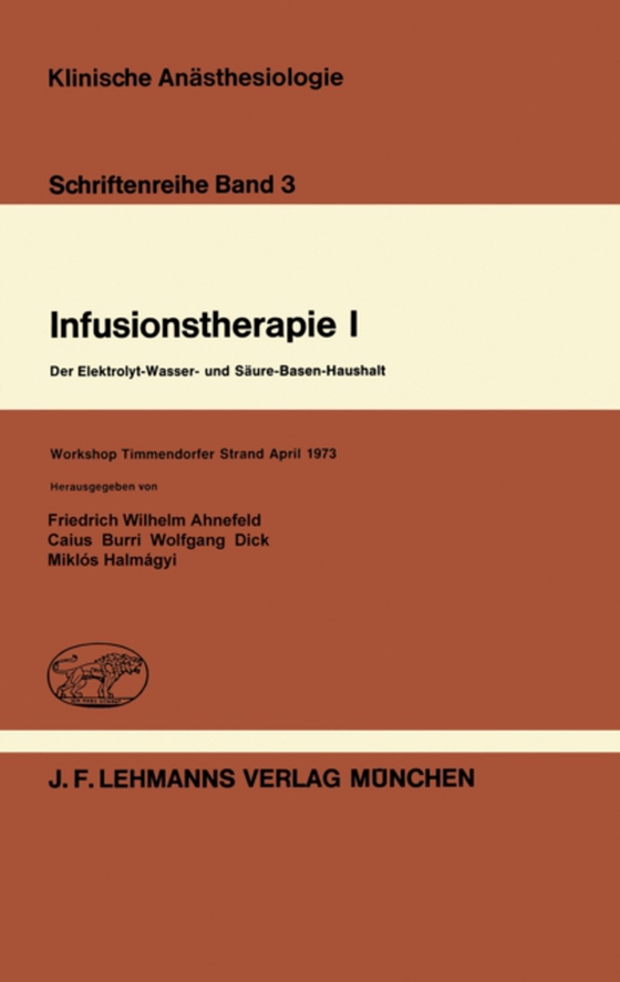 Infusionstherapie I (e-bog) af -