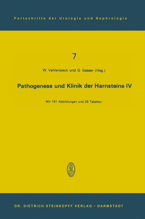 Pathogenese und Klinik der Harnsteine IV