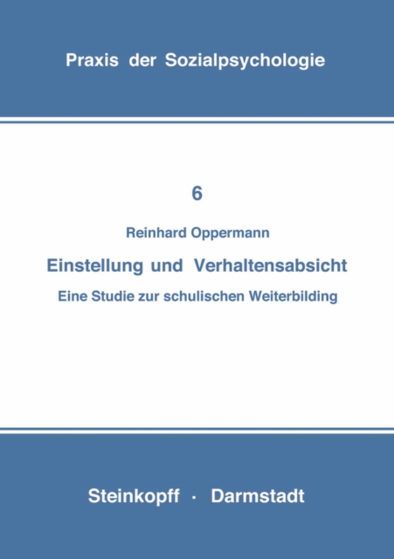 Einstellung und Verhaltensabsicht (e-bog) af Opper, Reinhard