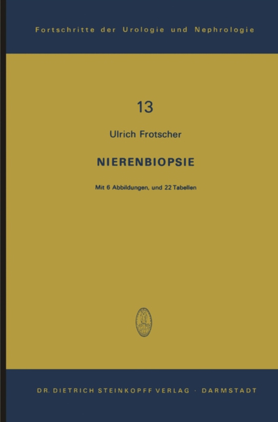 Nierenbiopsie (e-bog) af Frotscher, Ulrich