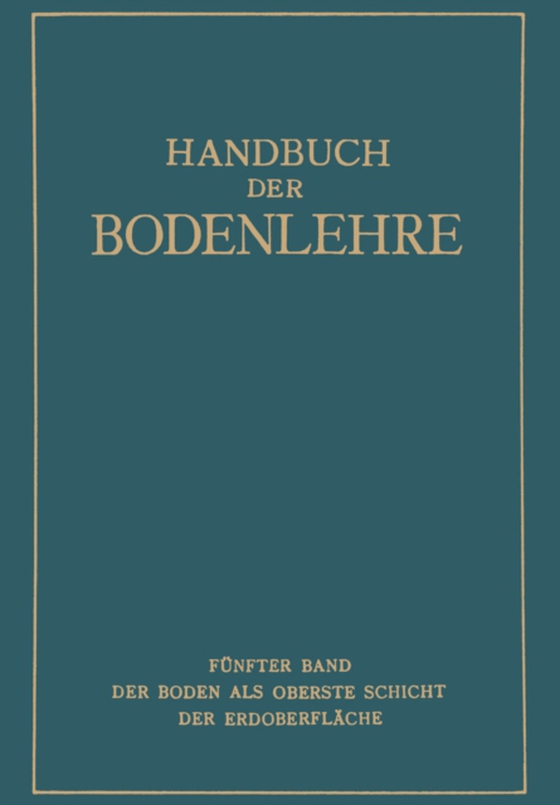 Der Boden als oberste Schicht der Erdoberfläche (e-bog) af Blanck, E.