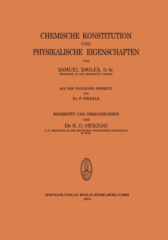 Chemische Konstitution und Physikalische Eigenschaften (e-bog) af Smiles, Samuel