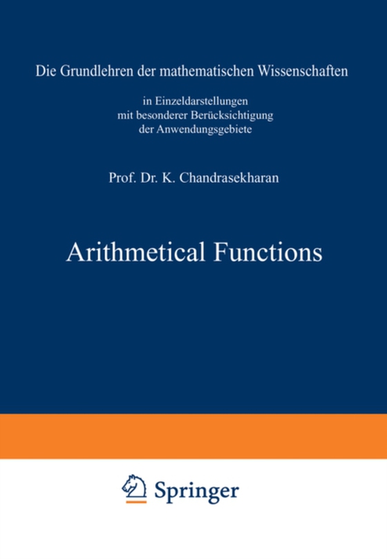 Arithmetical Functions (e-bog) af Chandrasekharan, Komaravolu