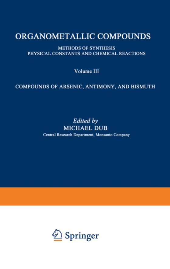 Compounds of Arsenic, Antimony, and Bismuth (e-bog) af -