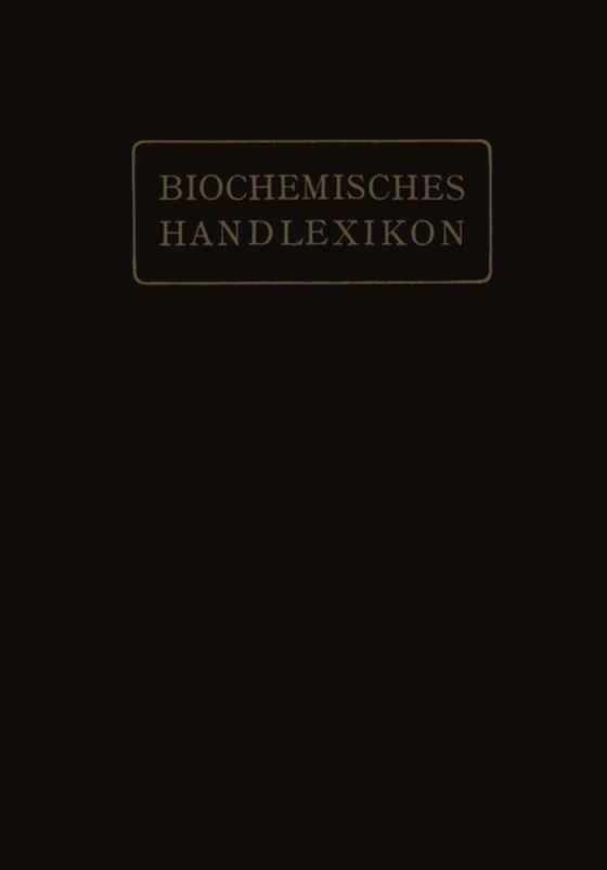 Biochemisches Handlexikon