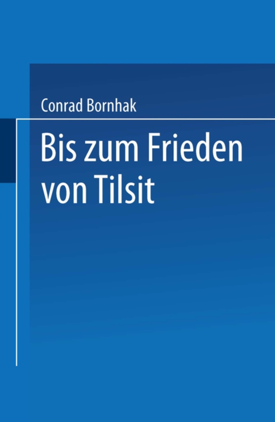 Geschichte des Preußischen Verwaltungsrechts (e-bog) af Bornhak, Conrad