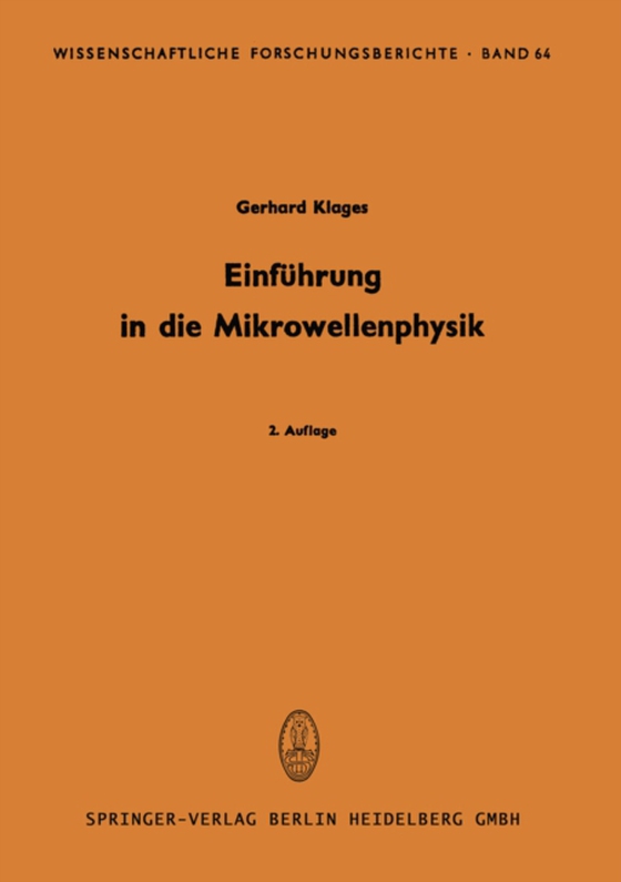 Einführung in die Mikrowellenphysik (e-bog) af Klages, Gerhard