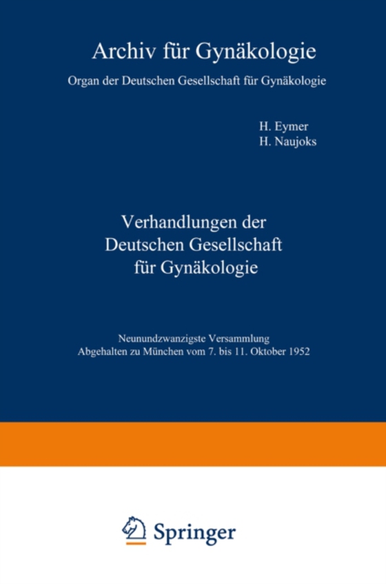 Verhandlungen der Deutschen Gesellschaft für Gynäkologie (e-bog) af -