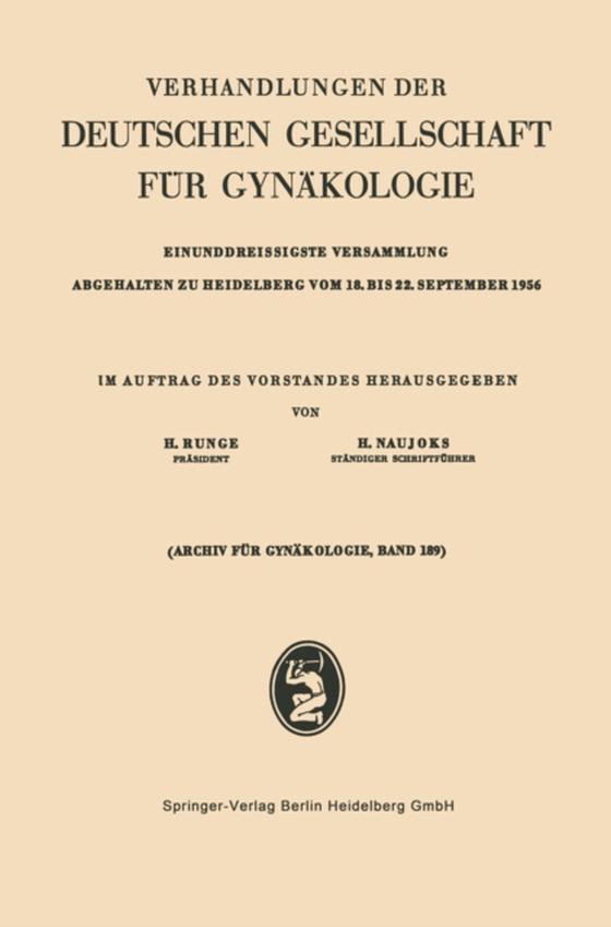 Einunddreissigste Versammlung Abgehalten zu Heidelberg vom 18. bis 22. September 1956 (e-bog) af -